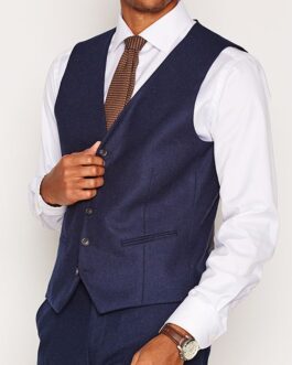 Shdone Myloiver Navy Waistcoat