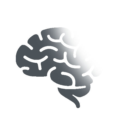 cerveau à moitié effacé